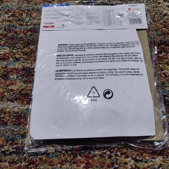 Disney Mickey Mouse size 2t Kids Costume - Red and Black Great For Halloween - Picture 3 of 7